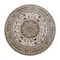 Flash Furniture Ivory 4x4 Round Traditional Persian Style Rug NR-RG1274-44-IV-GG - alternate 7
